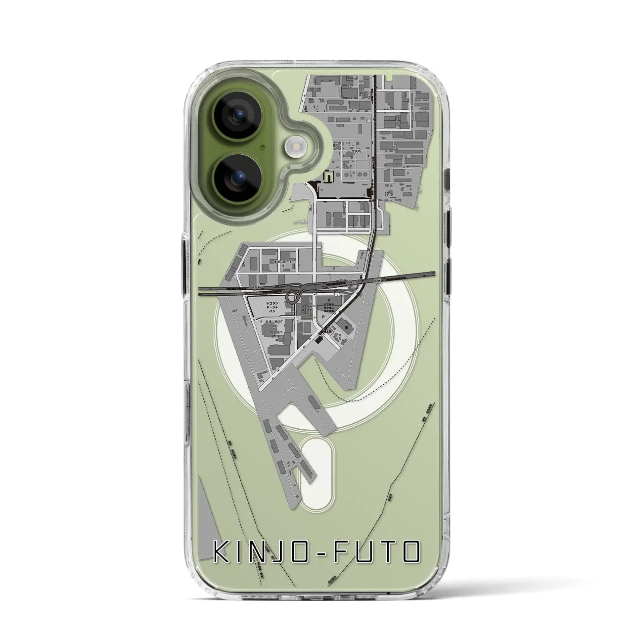 【金城ふ頭(愛知県)】地図柄iPhoneケース(MagSafeタイプ)