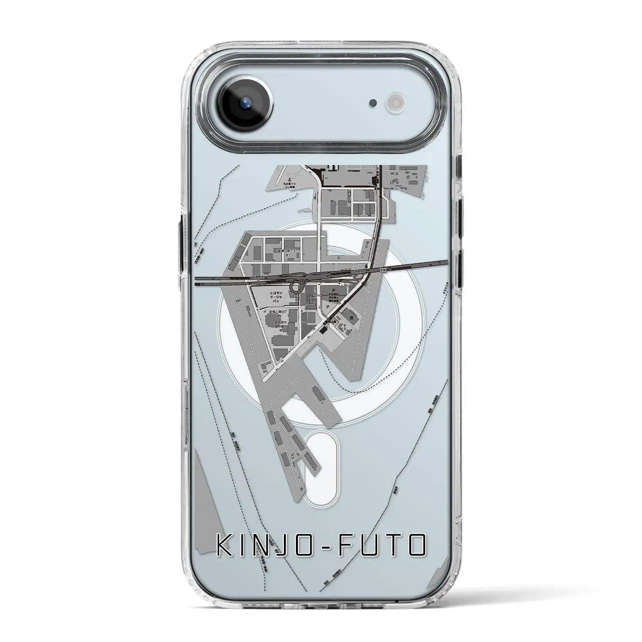 【金城ふ頭(愛知県)】地図柄iPhoneケース(MagSafeタイプ)