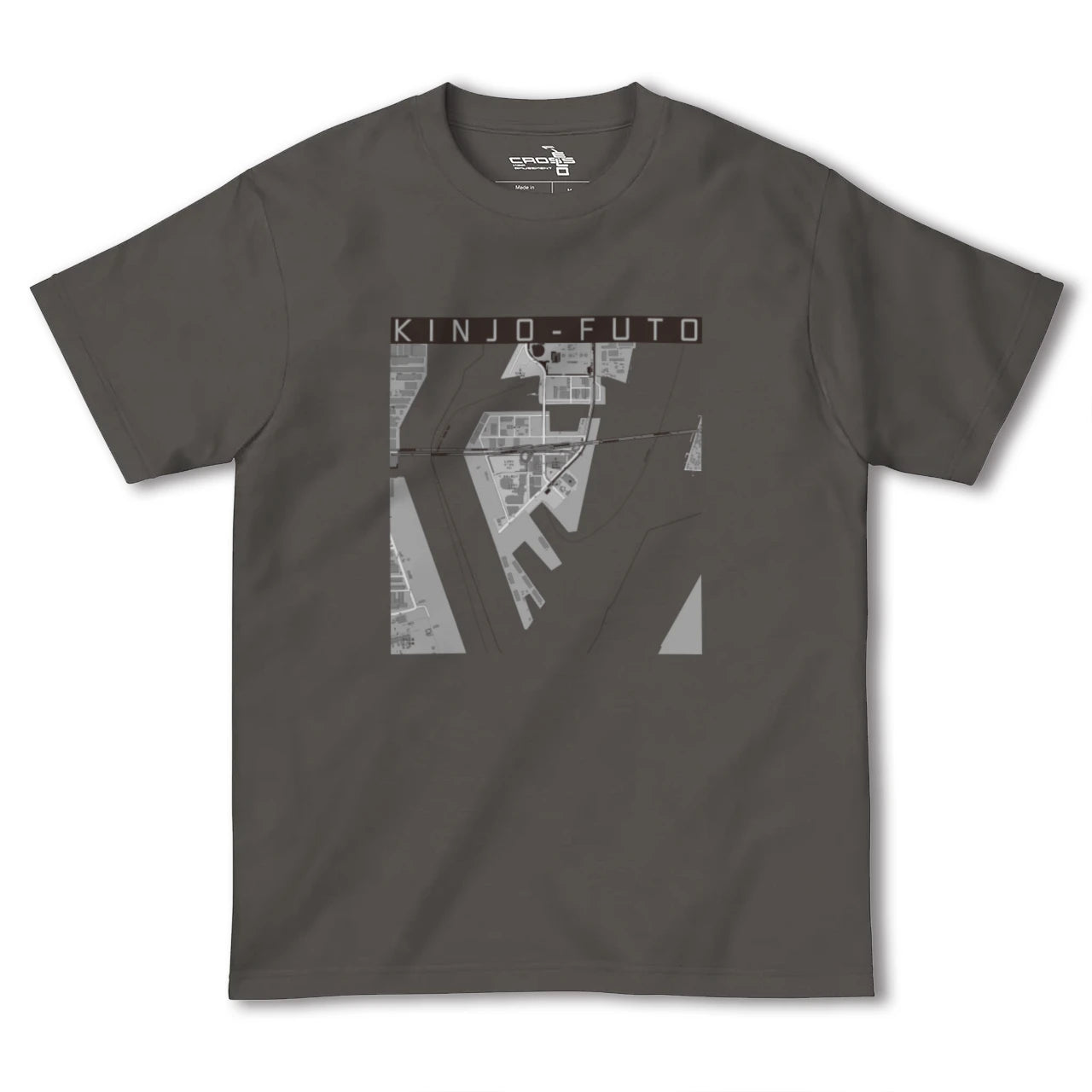 【金城ふ頭(愛知県)】地図柄ヘビーウェイトTシャツ