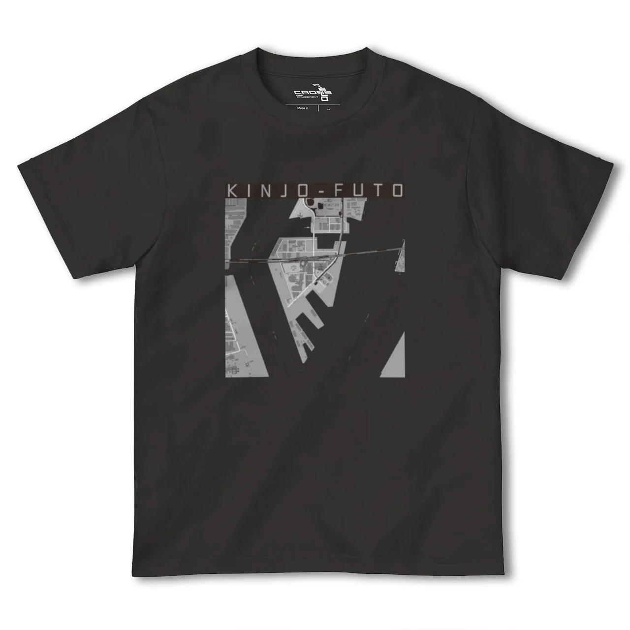 【金城ふ頭(愛知県)】地図柄ヘビーウェイトTシャツ
