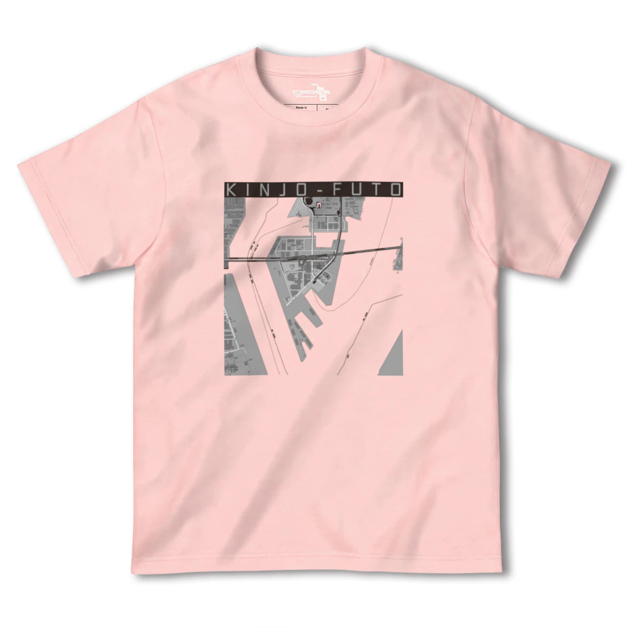 【金城ふ頭(愛知県)】地図柄ヘビーウェイトTシャツ