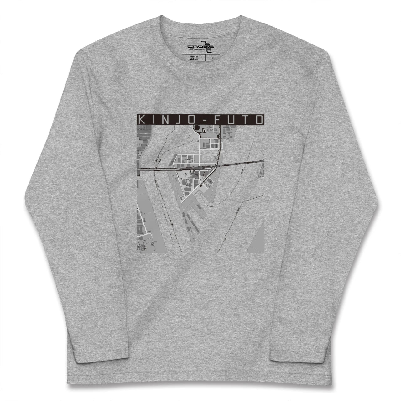 【金城ふ頭(愛知県)】地図柄ロングスリーブTシャツ