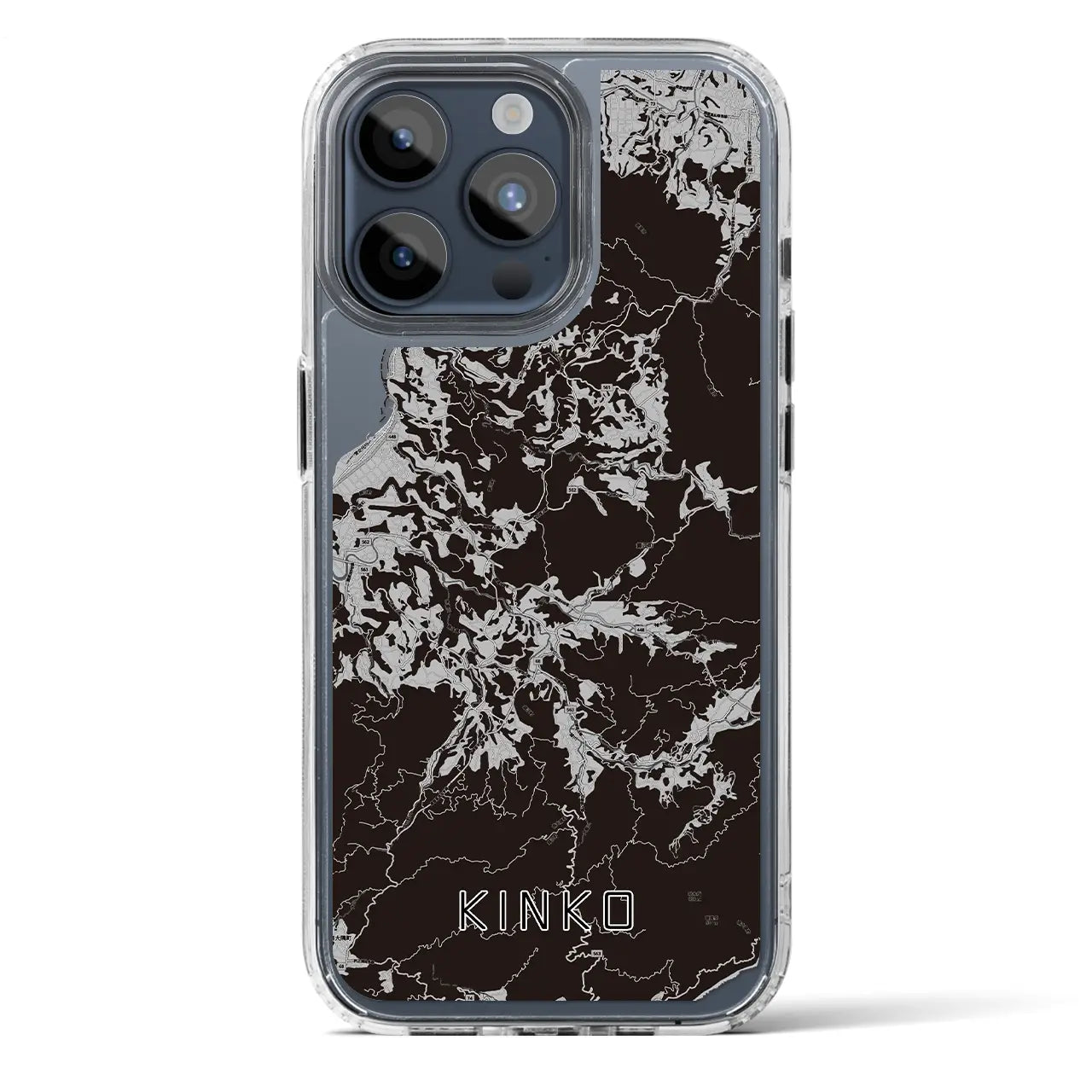 【錦江(鹿児島県)】地図柄iPhoneケース(MagSafeタイプ)