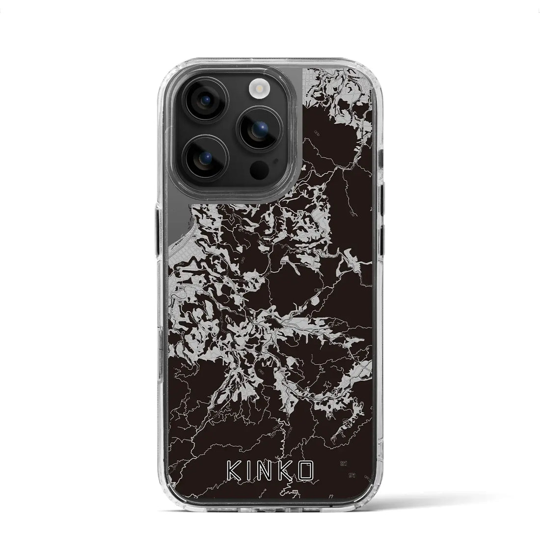 【錦江(鹿児島県)】地図柄iPhoneケース(MagSafeタイプ)