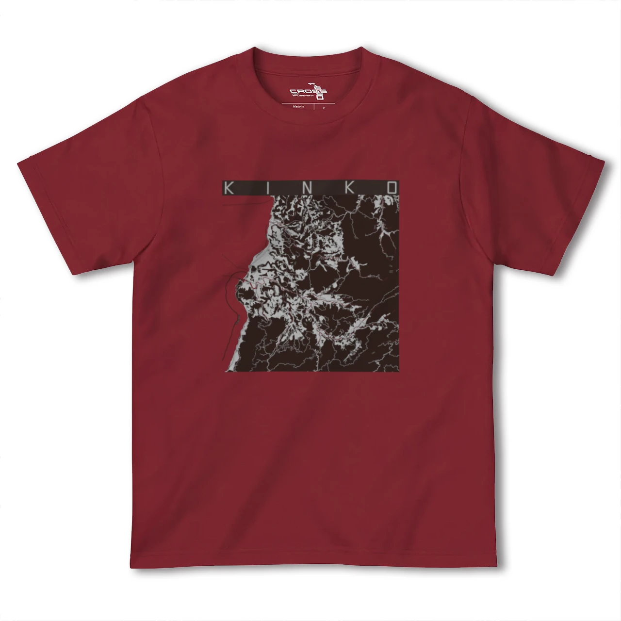 【錦江(鹿児島県)】地図柄ヘビーウェイトTシャツ