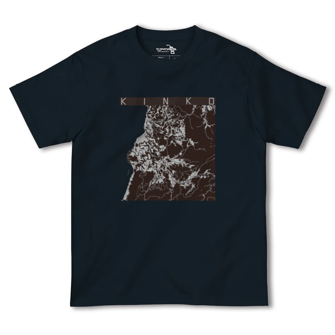 【錦江(鹿児島県)】地図柄ヘビーウェイトTシャツ