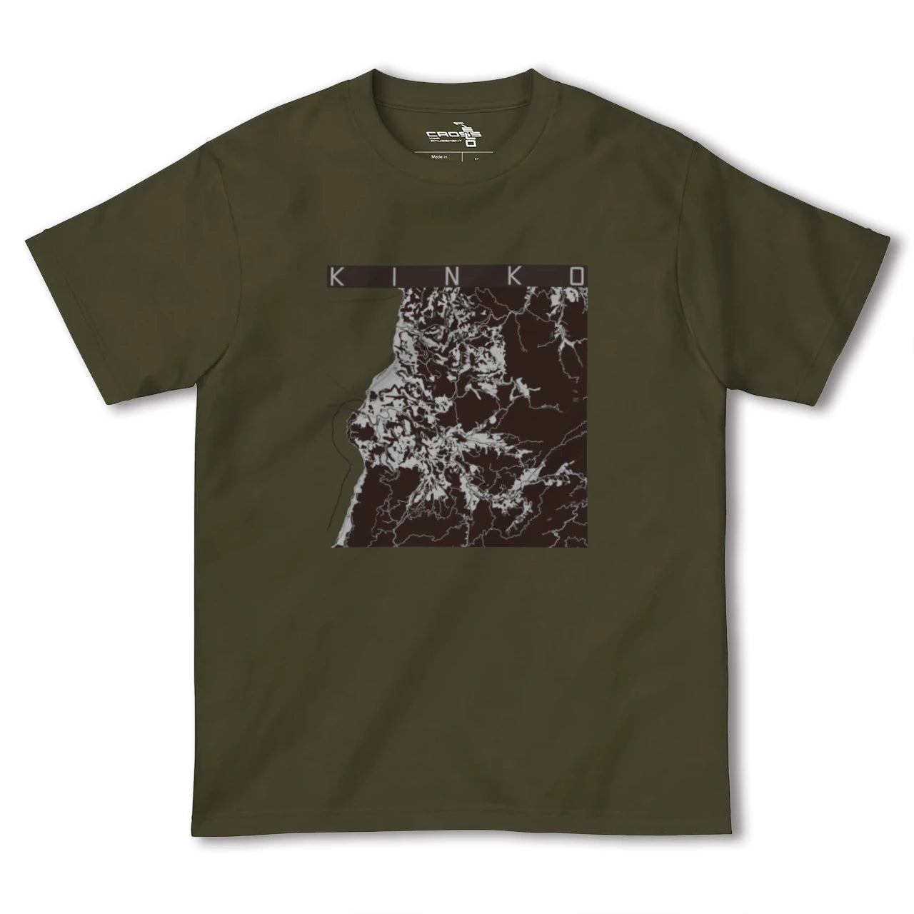 【錦江(鹿児島県)】地図柄ヘビーウェイトTシャツ