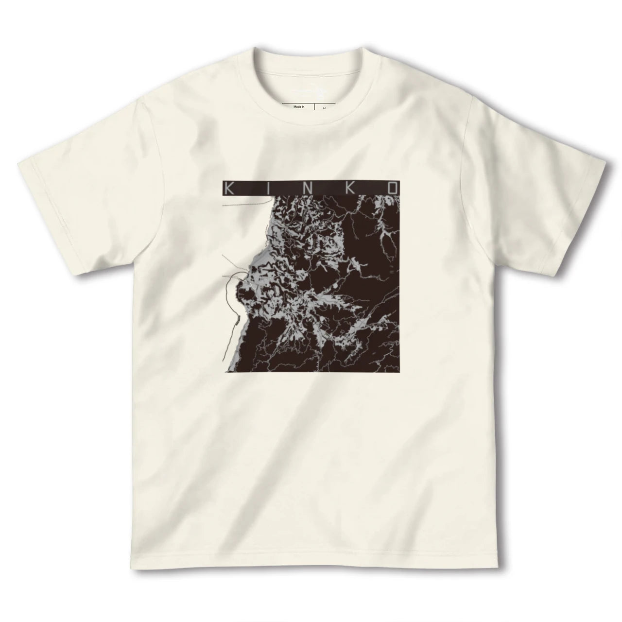 【錦江(鹿児島県)】地図柄ヘビーウェイトTシャツ
