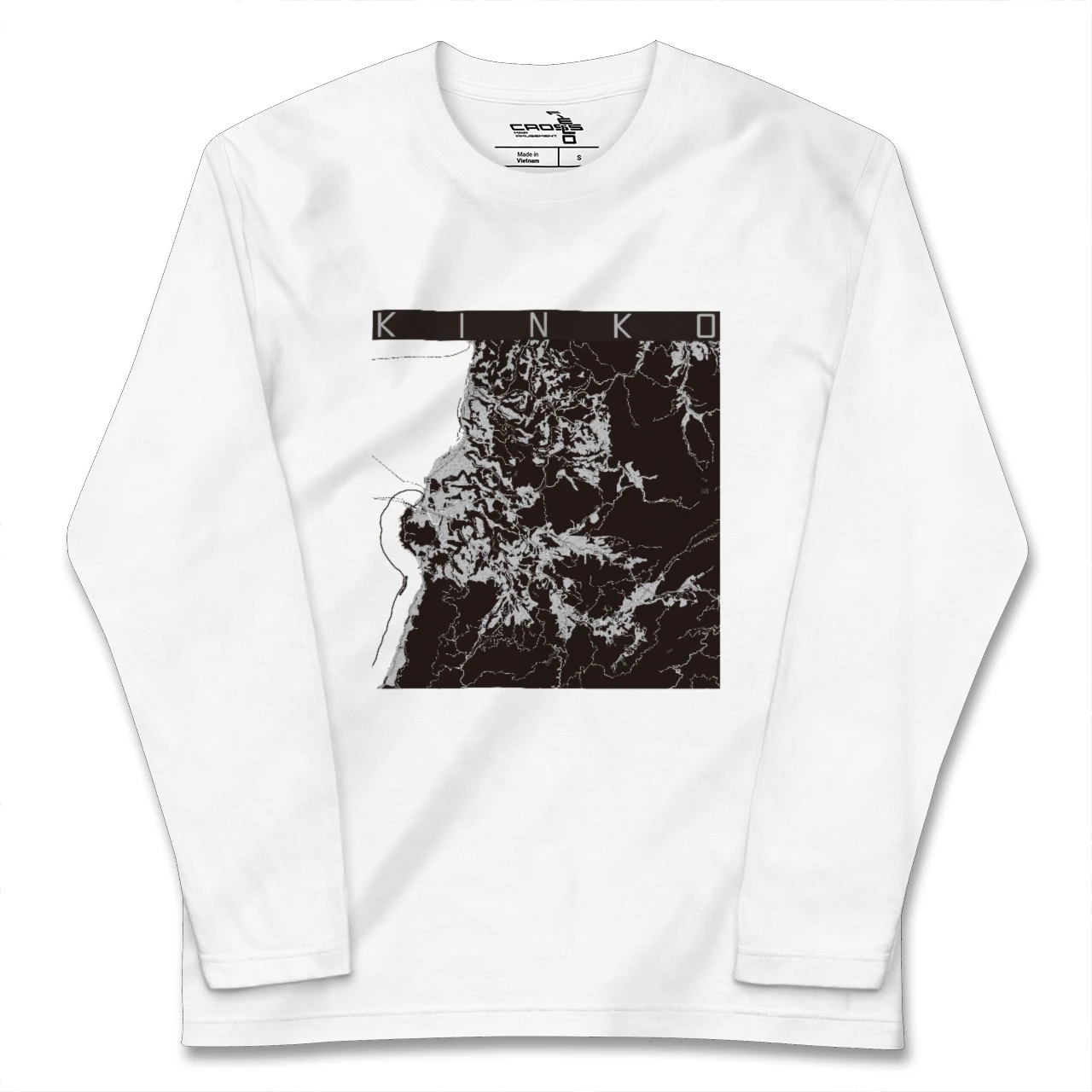 【錦江(鹿児島県)】地図柄ロングスリーブTシャツ