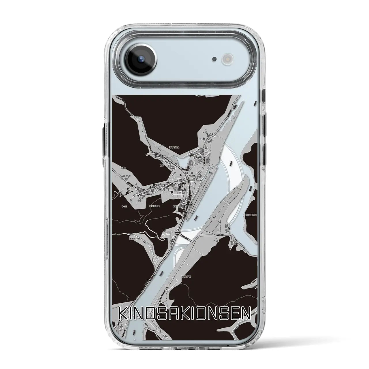 【城崎温泉(兵庫県)】地図柄iPhoneケース(MagSafeタイプ)