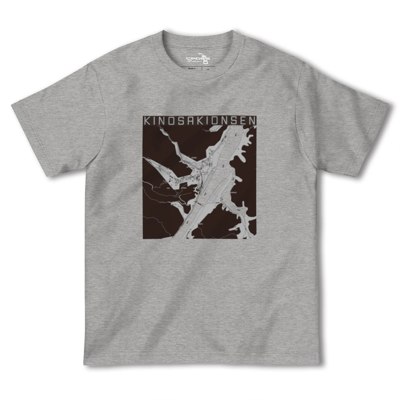 【城崎温泉(兵庫県)】地図柄ヘビーウェイトTシャツ