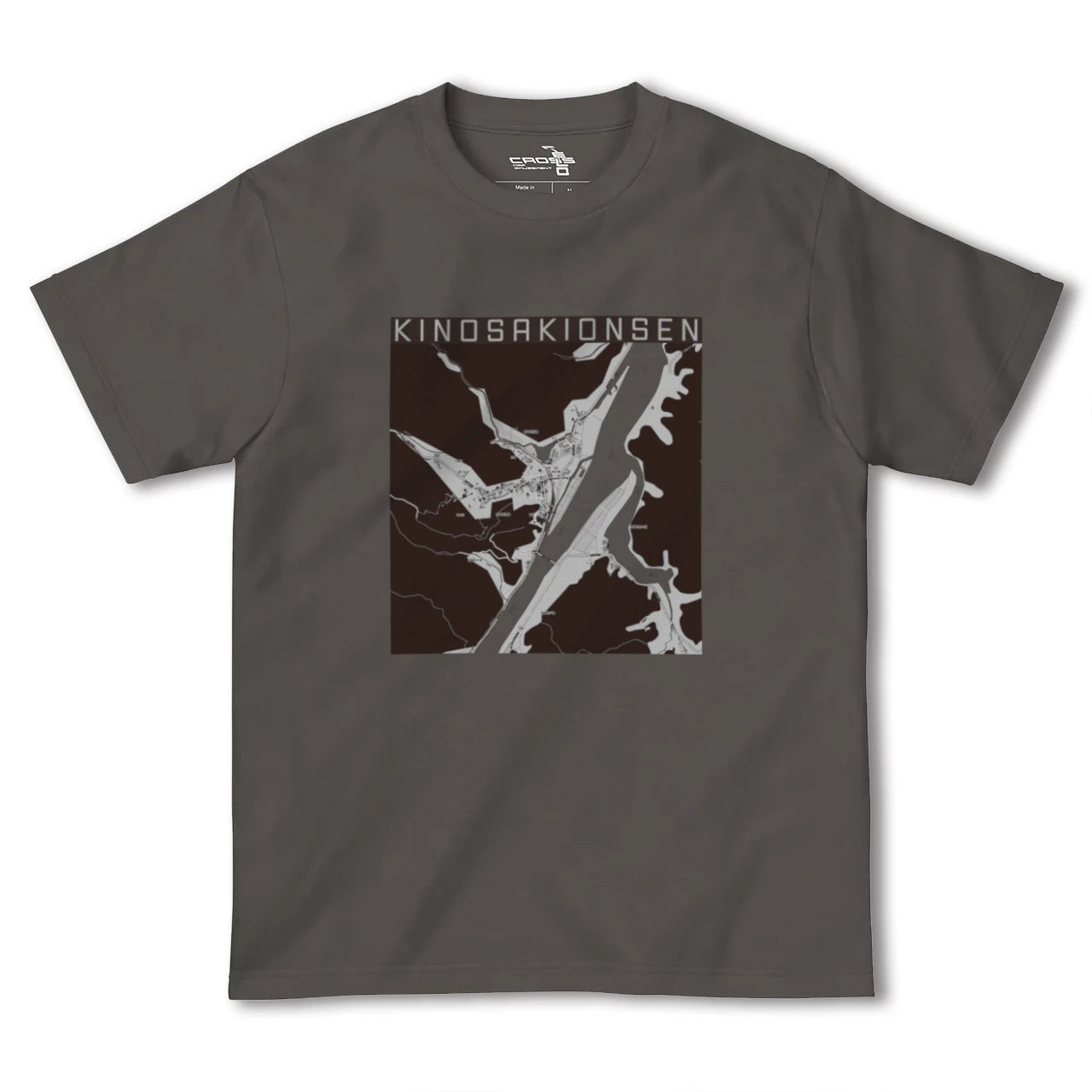 【城崎温泉(兵庫県)】地図柄ヘビーウェイトTシャツ