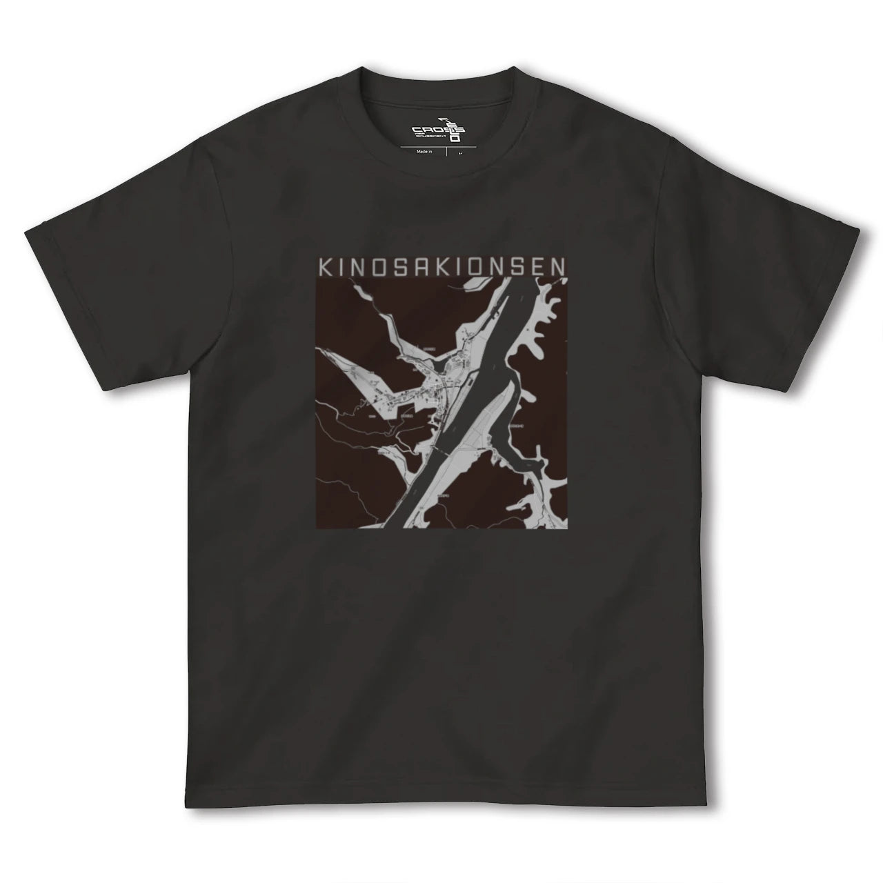 【城崎温泉(兵庫県)】地図柄ヘビーウェイトTシャツ