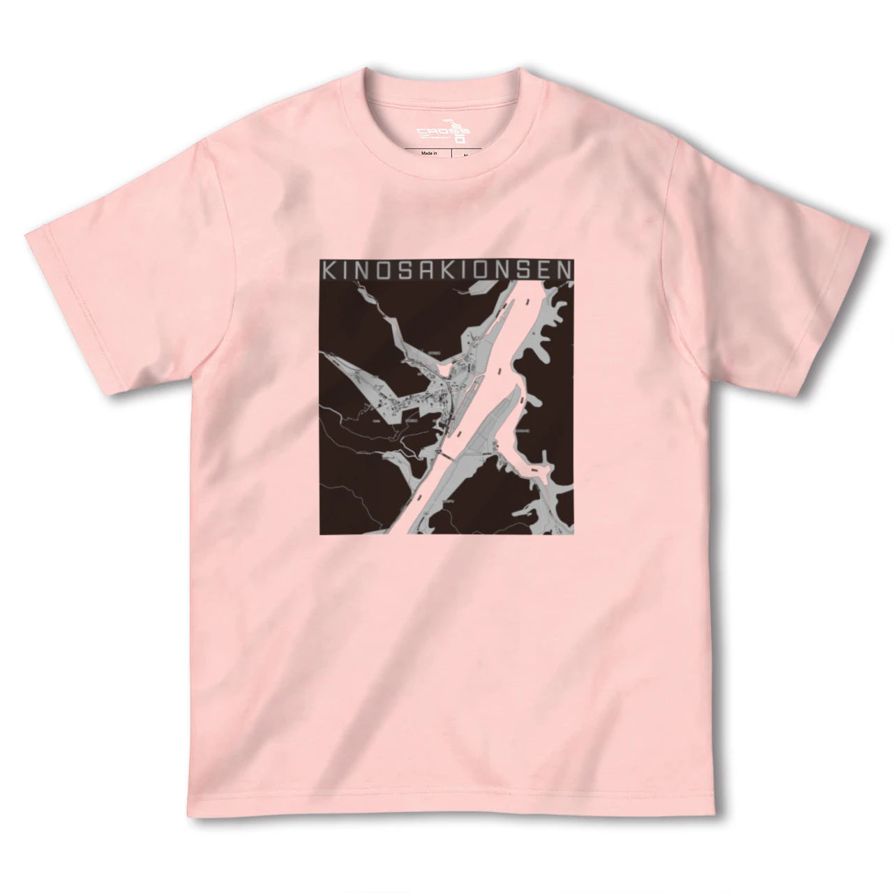【城崎温泉(兵庫県)】地図柄ヘビーウェイトTシャツ