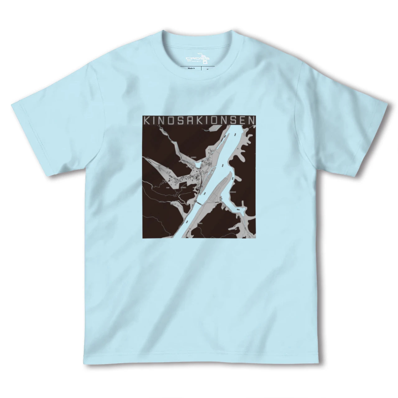 【城崎温泉(兵庫県)】地図柄ヘビーウェイトTシャツ