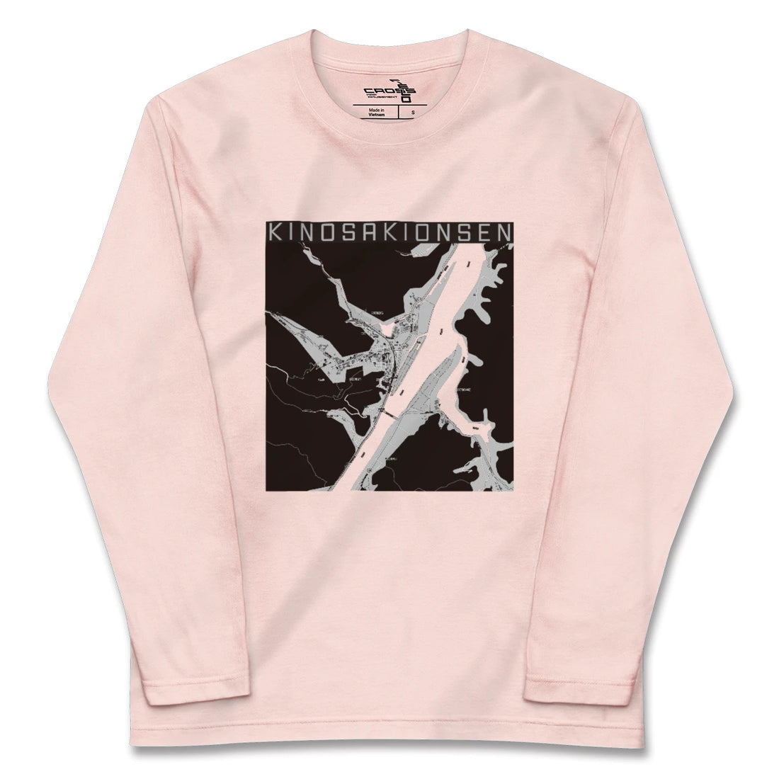 【城崎温泉(兵庫県)】地図柄ロングスリーブTシャツ