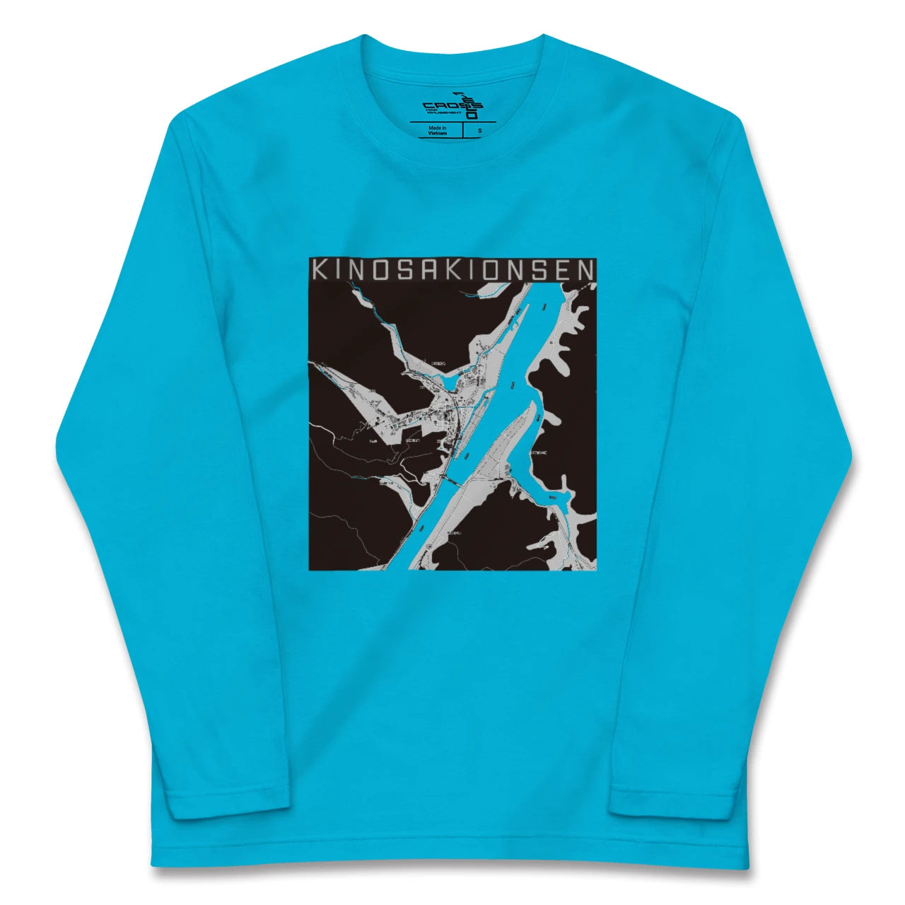 【城崎温泉(兵庫県)】地図柄ロングスリーブTシャツ