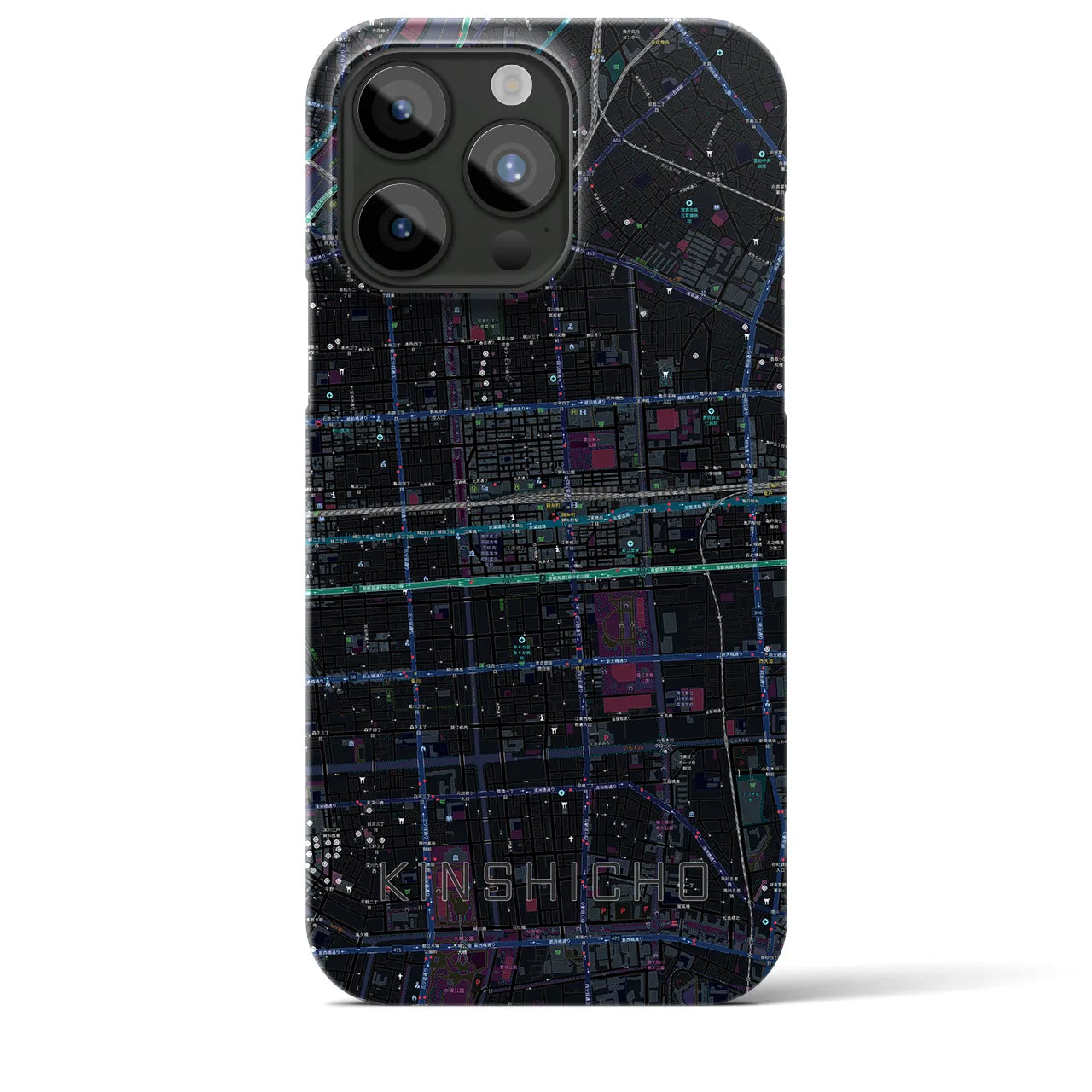 【錦糸町(東京都)】地図柄iPhoneケース(バックカバータイプ)