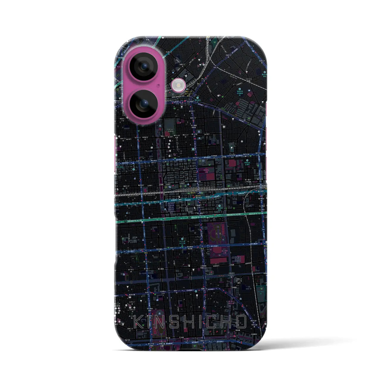 【錦糸町(東京都)】地図柄iPhoneケース(バックカバータイプ)
