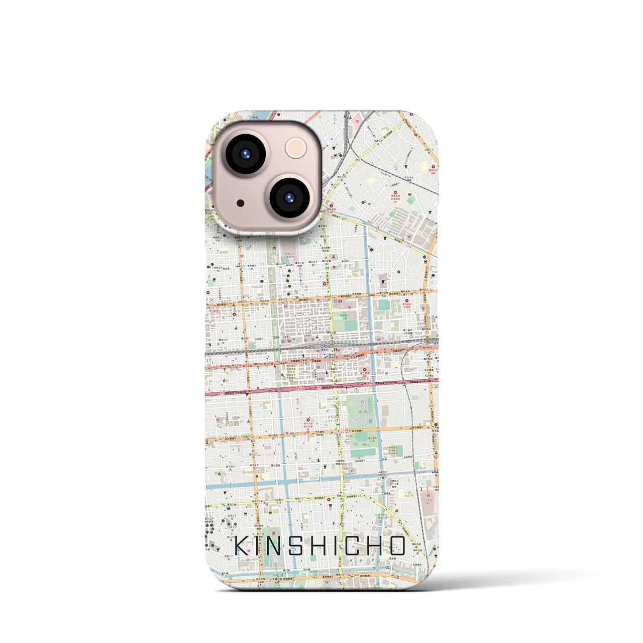 【錦糸町(東京都)】地図柄iPhoneケース(バックカバータイプ)