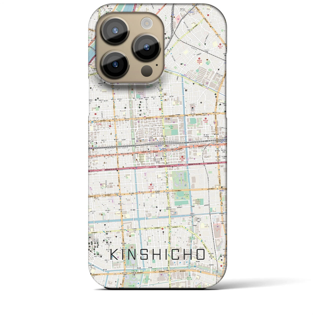 【錦糸町(東京都)】地図柄iPhoneケース(バックカバータイプ)