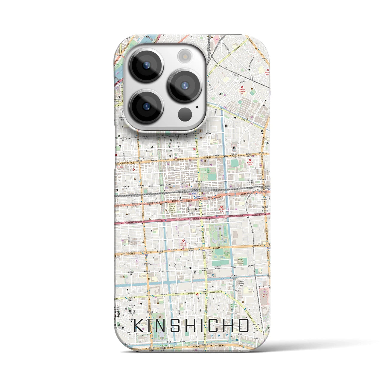【錦糸町(東京都)】地図柄iPhoneケース(バックカバータイプ)