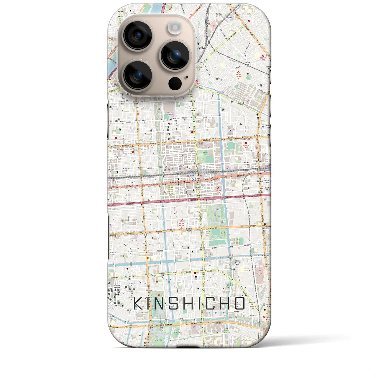 【錦糸町(東京都)】地図柄iPhoneケース(バックカバータイプ)