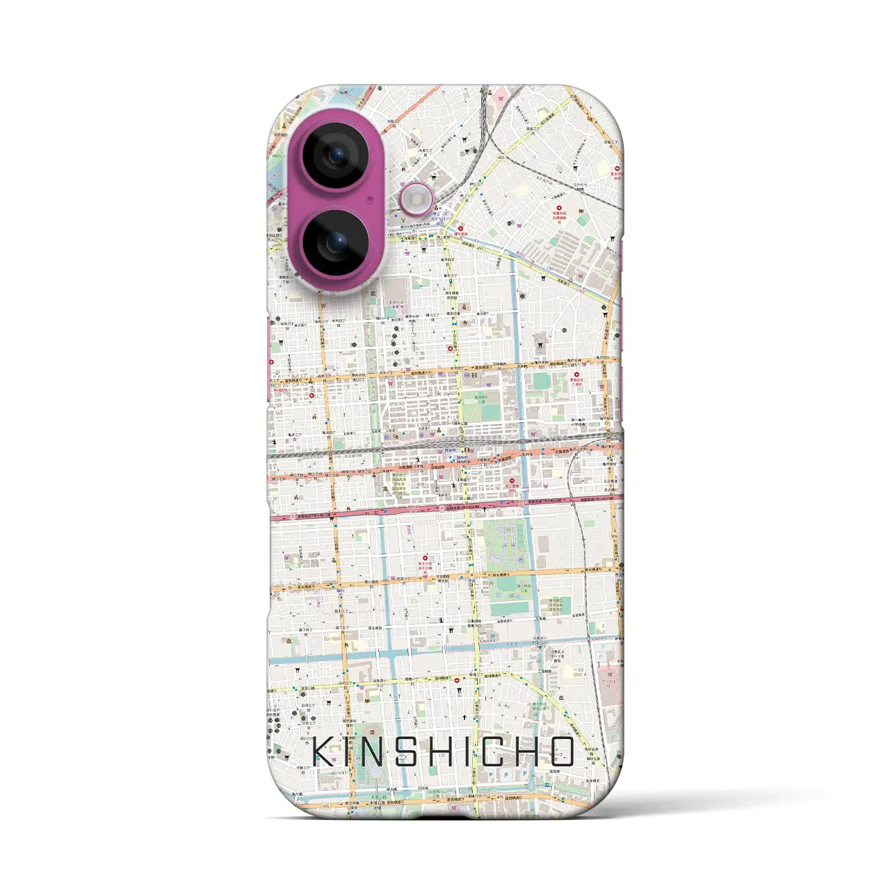 【錦糸町(東京都)】地図柄iPhoneケース(バックカバータイプ)