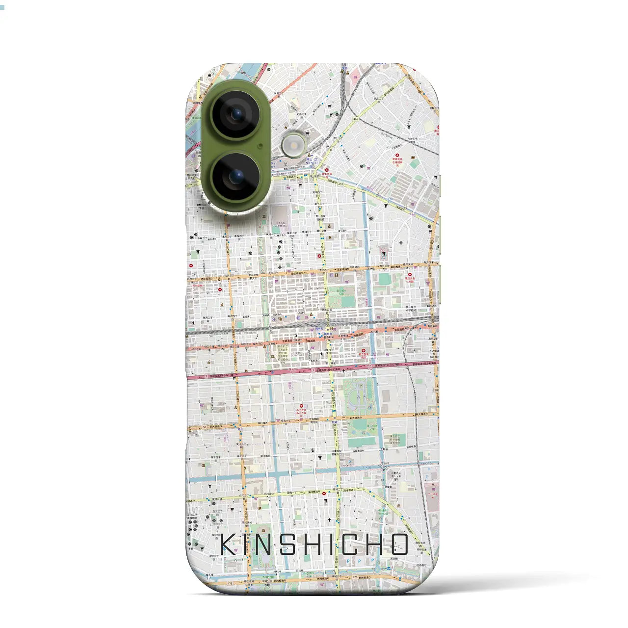 【錦糸町(東京都)】地図柄iPhoneケース(バックカバータイプ)