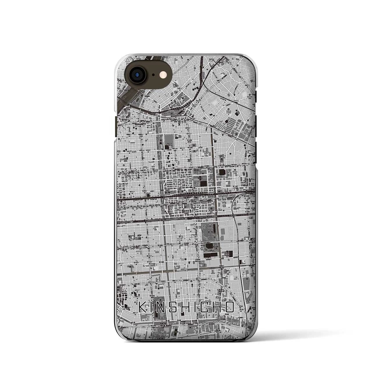 【錦糸町(東京都)】地図柄iPhoneケース(クリアタイプ)