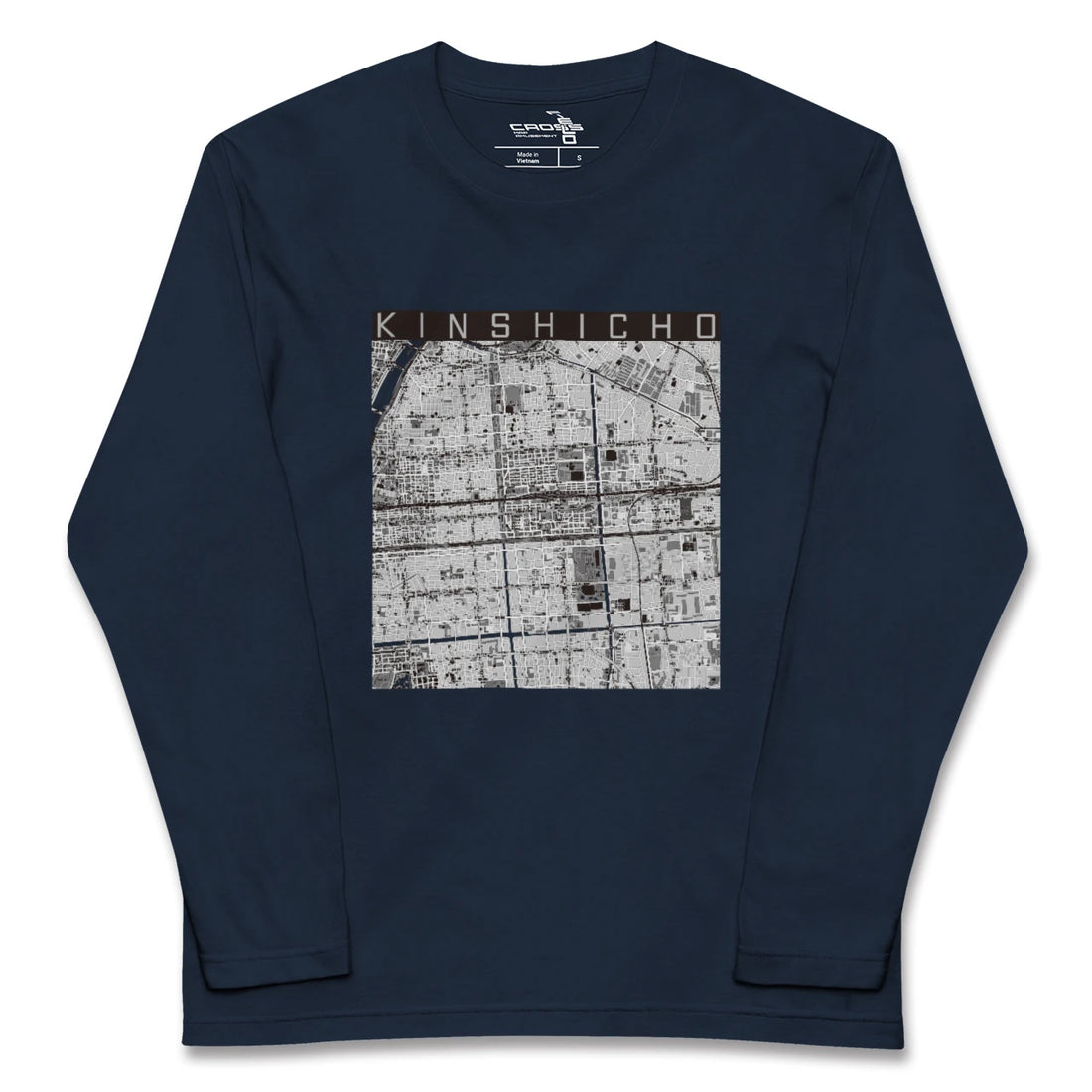 【錦糸町(東京都)】地図柄ロングスリーブTシャツ