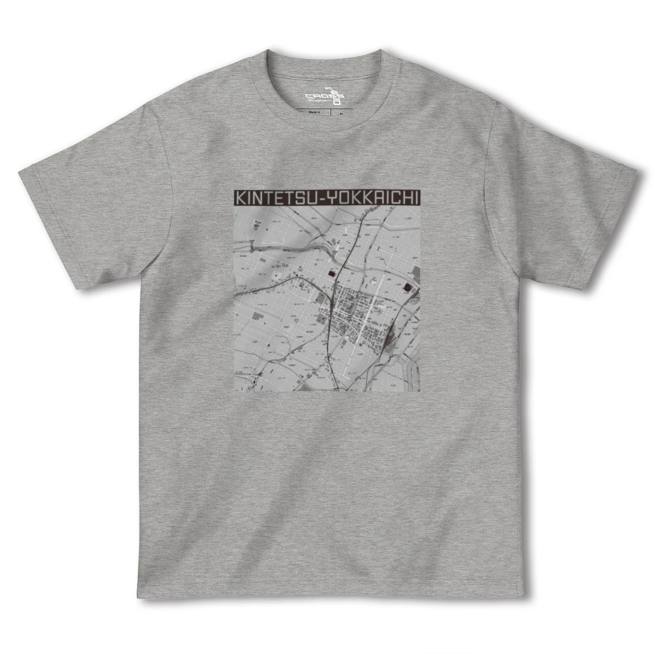 【近鉄四日市(三重県)】地図柄ヘビーウェイトTシャツ
