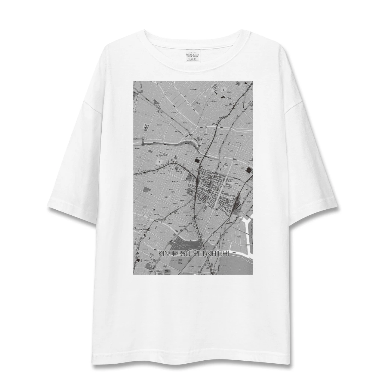 【近鉄四日市(三重県)】地図柄ビッグシルエットTシャツ