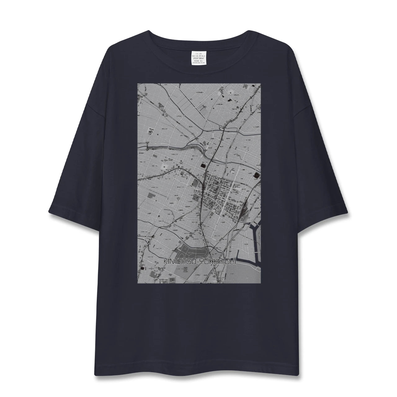 【近鉄四日市(三重県)】地図柄ビッグシルエットTシャツ