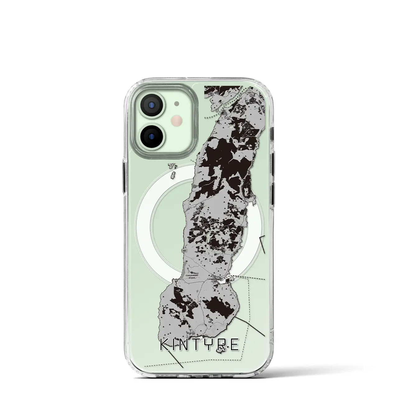 【キンタイア(イギリス)】地図柄iPhoneケース(MagSafeタイプ)