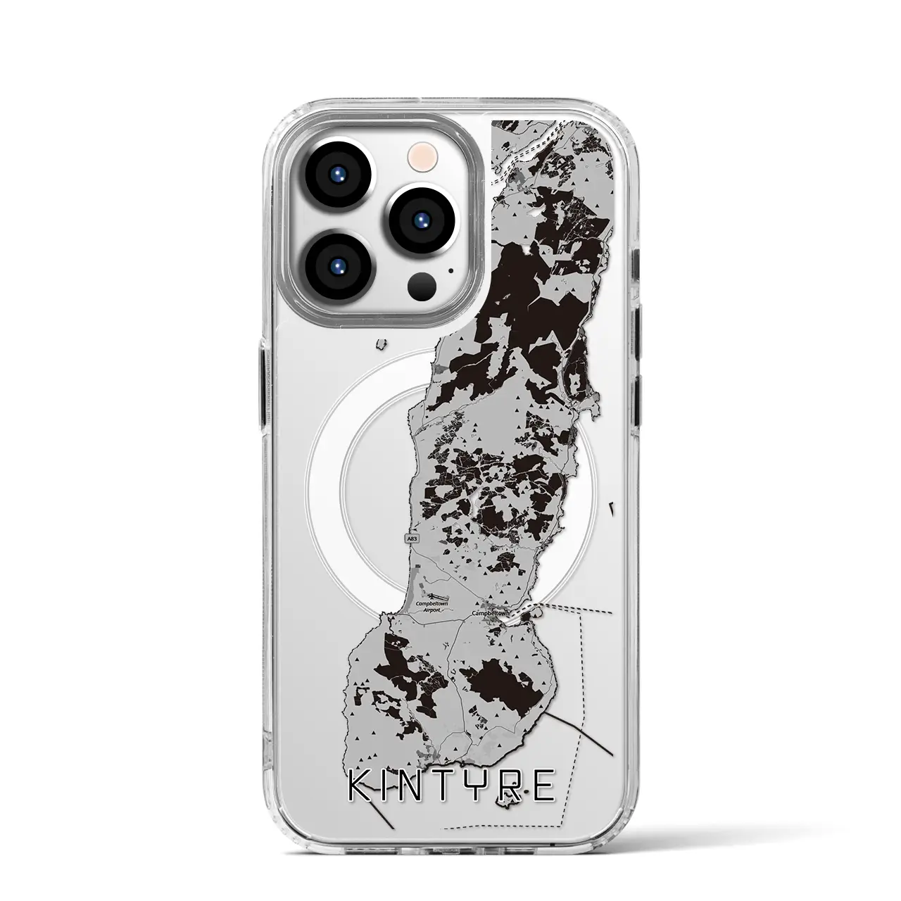 【キンタイア(イギリス)】地図柄iPhoneケース(MagSafeタイプ)