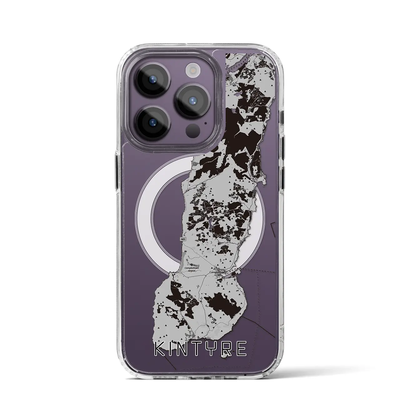 【キンタイア(イギリス)】地図柄iPhoneケース(MagSafeタイプ)