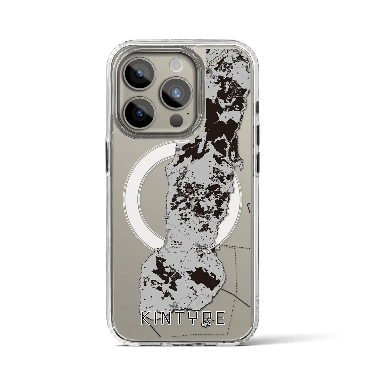 【キンタイア(イギリス)】地図柄iPhoneケース(MagSafeタイプ)