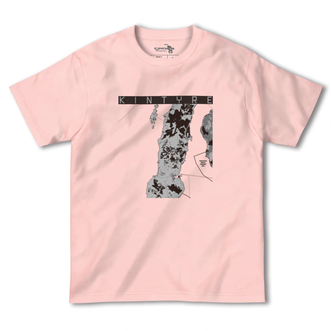 【キンタイア(イギリス)】地図柄ヘビーウェイトTシャツ