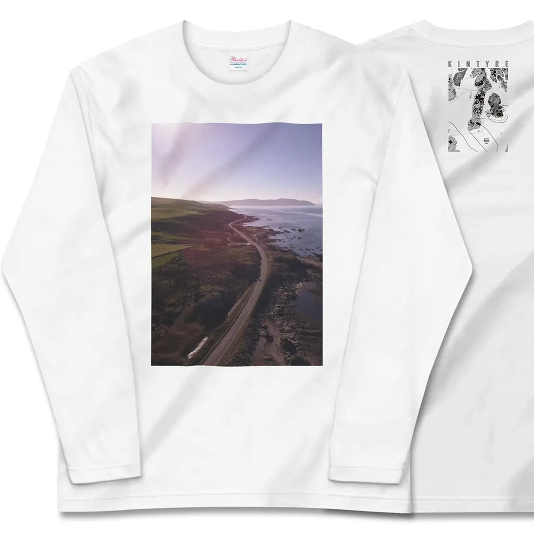 【キンタイア(イギリス)】Map World ロングスリーブTシャツ