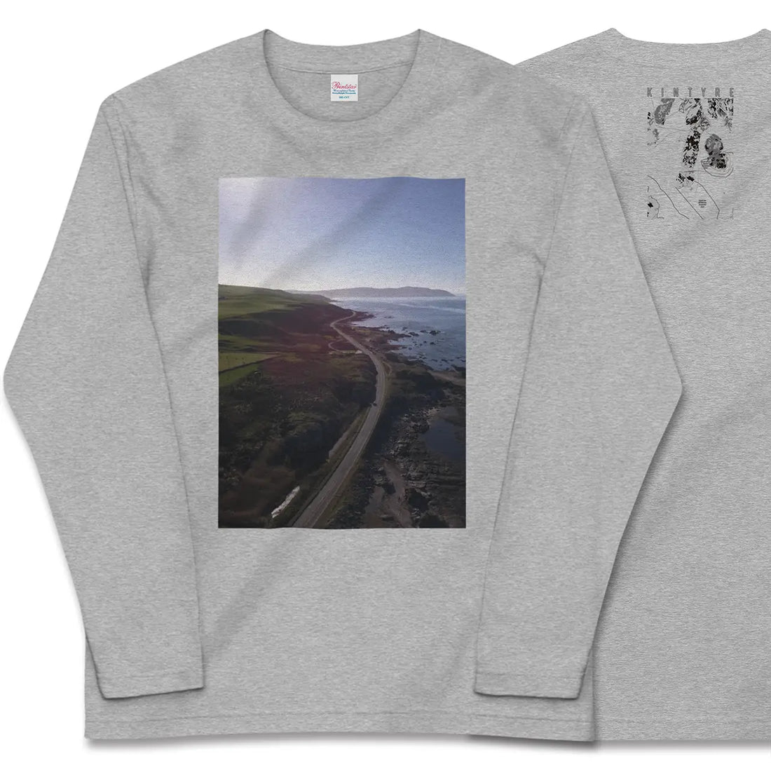 【キンタイア(イギリス)】Map World ロングスリーブTシャツ