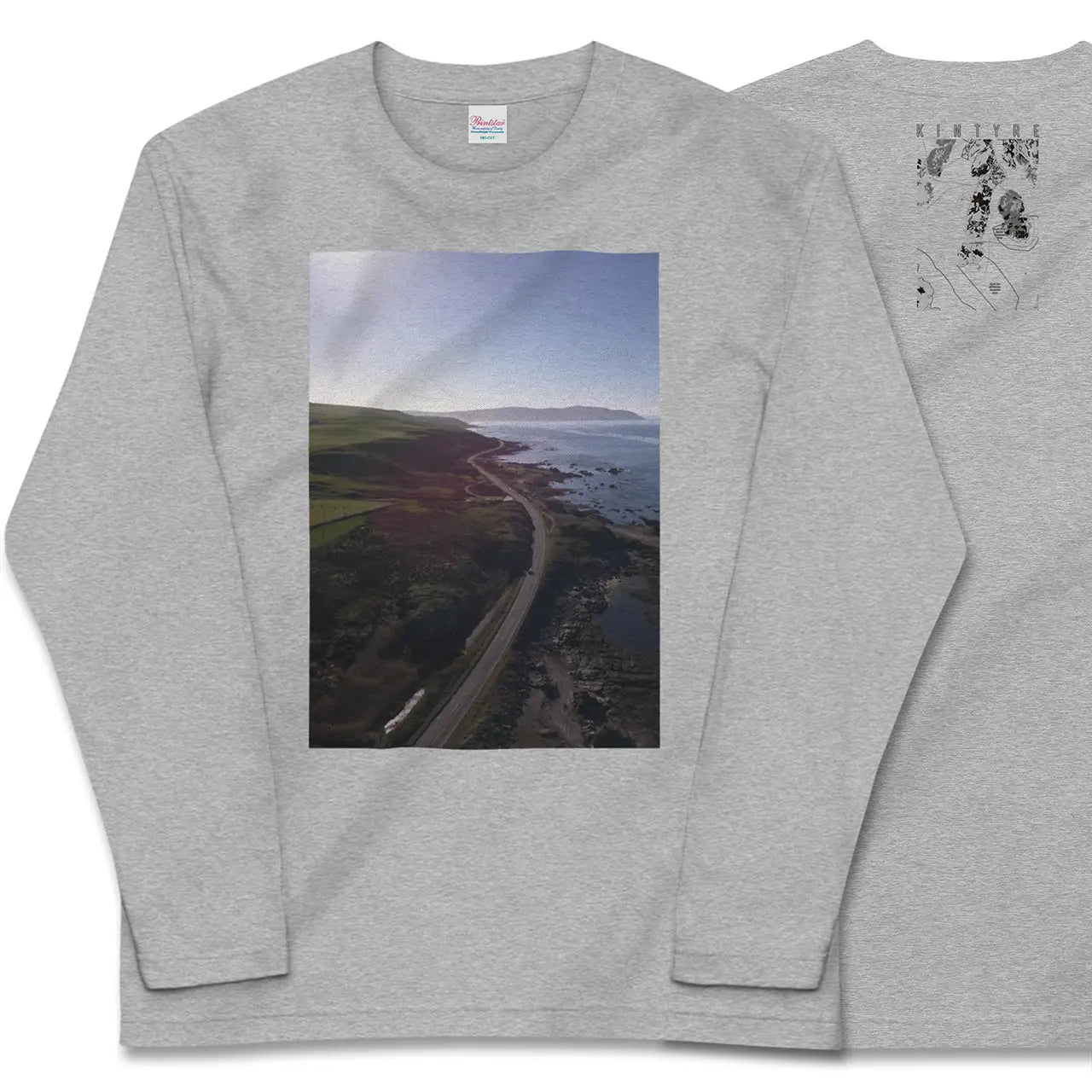 【キンタイア(イギリス)】Map World ロングスリーブTシャツ