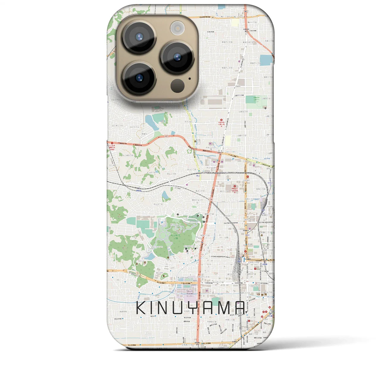 【衣山(愛媛県)】地図柄iPhoneケース(バックカバータイプ)