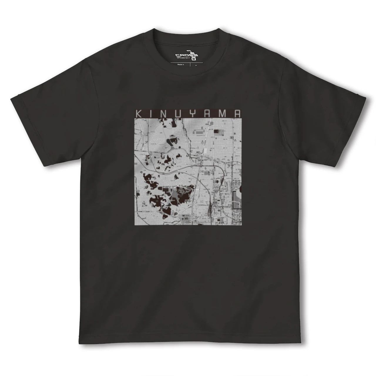【衣山(愛媛県)】地図柄ヘビーウェイトTシャツ