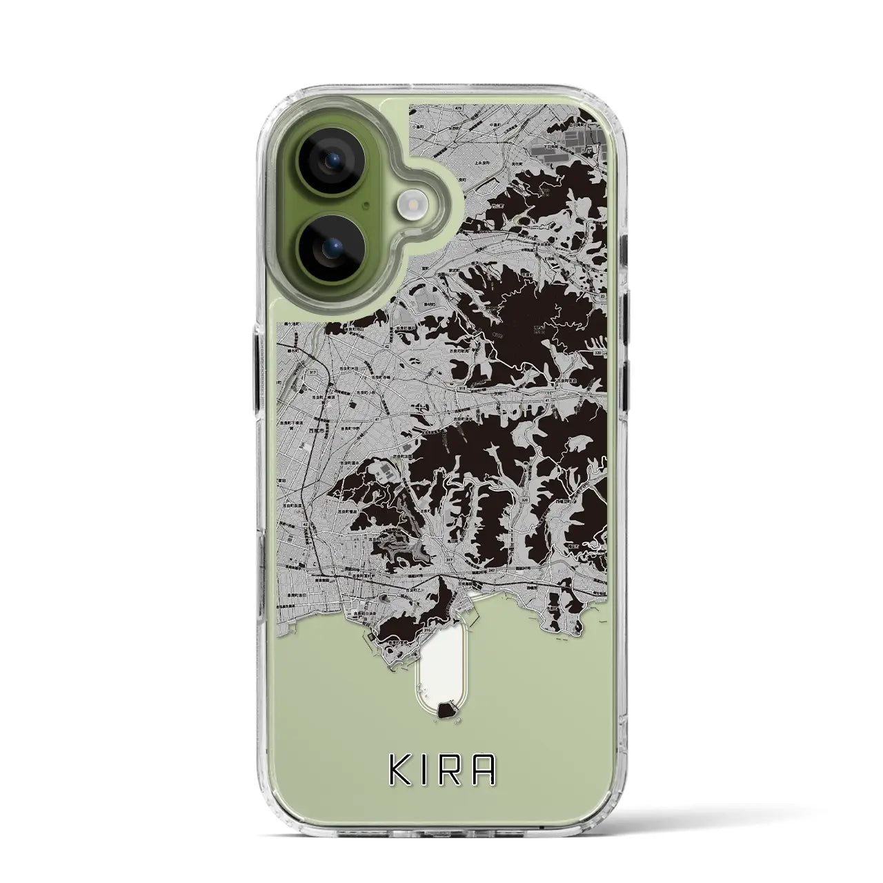 【吉良(愛知県)】地図柄iPhoneケース(MagSafeタイプ)