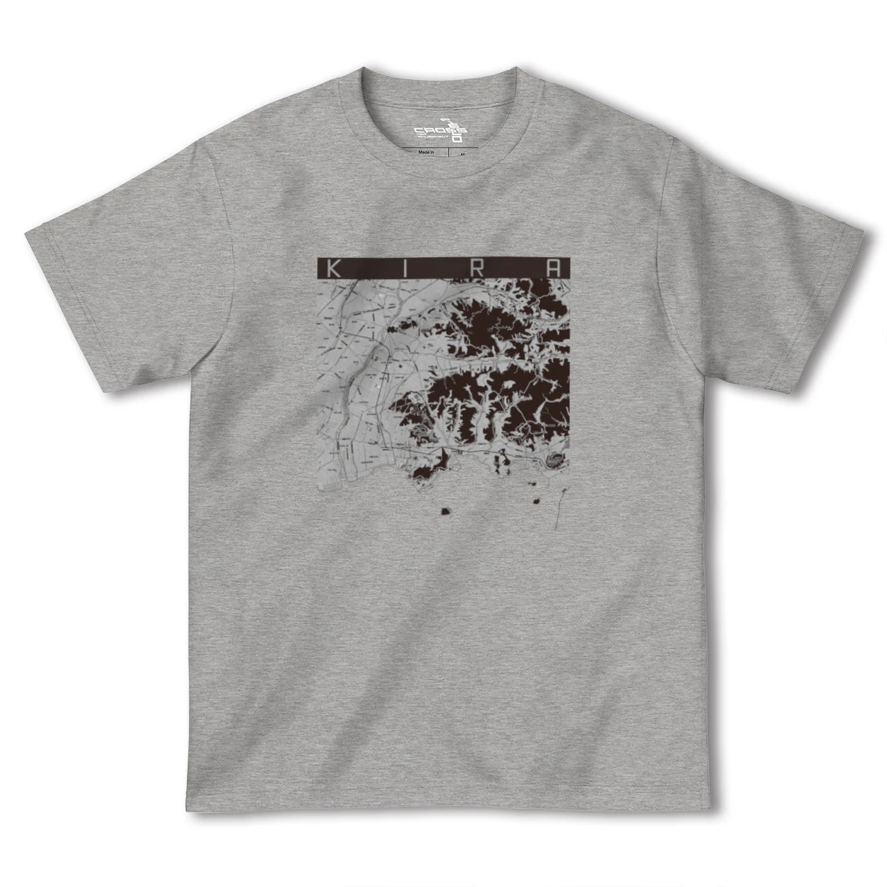 【吉良(愛知県)】地図柄ヘビーウェイトTシャツ