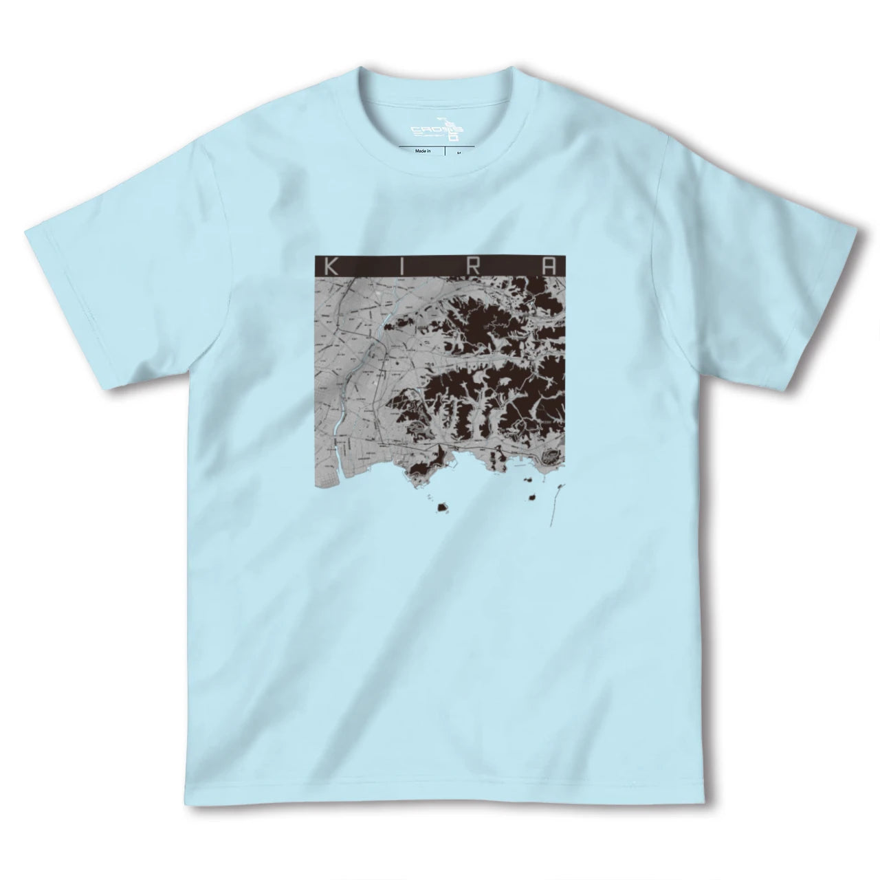 【吉良(愛知県)】地図柄ヘビーウェイトTシャツ