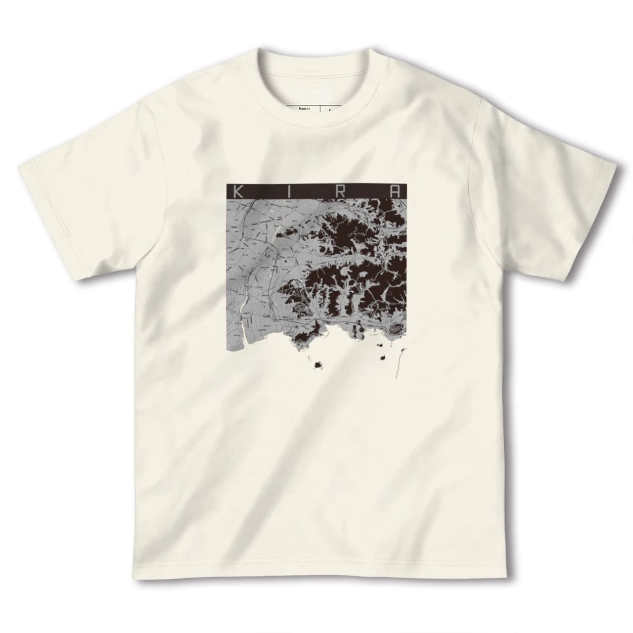 【吉良(愛知県)】地図柄ヘビーウェイトTシャツ