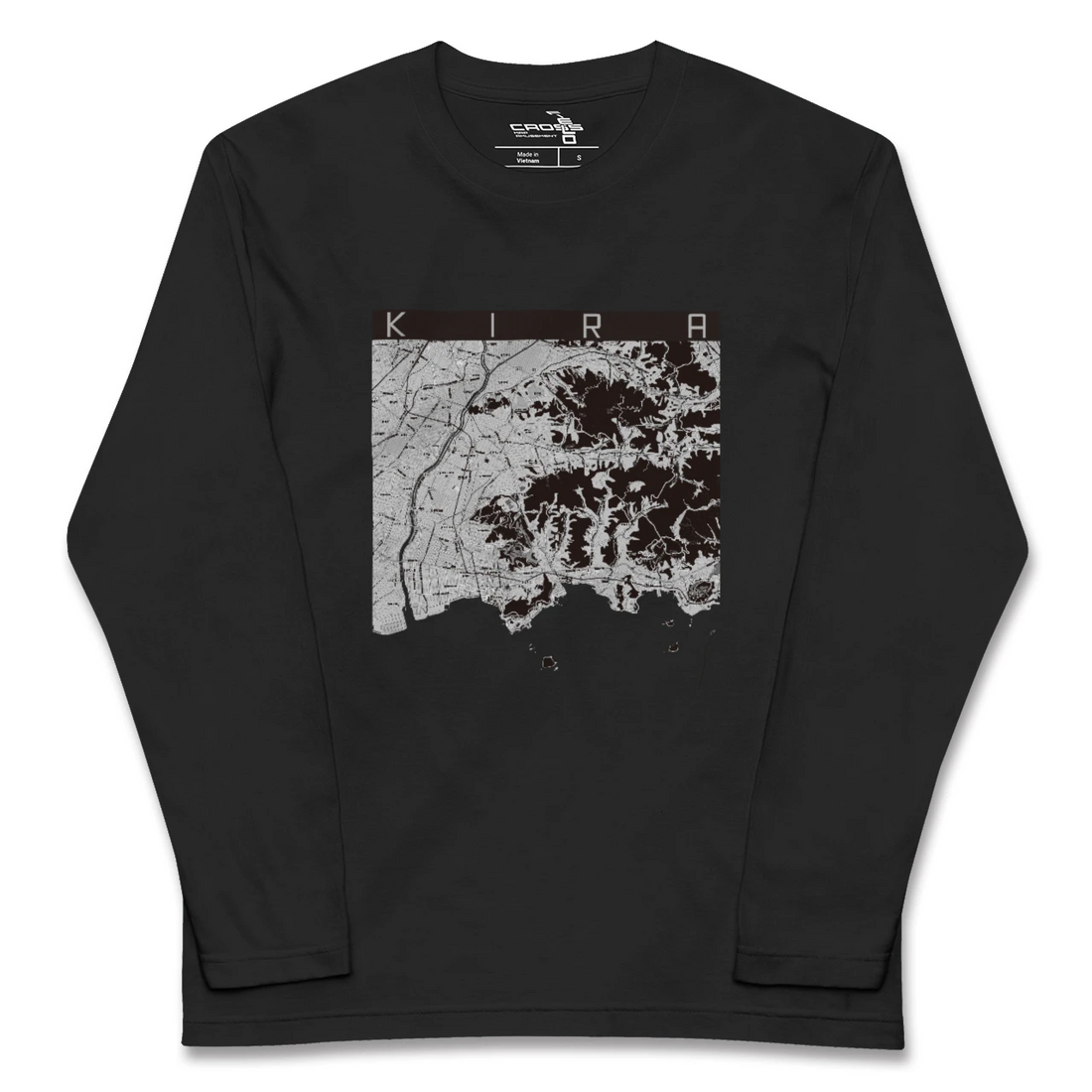 【吉良(愛知県)】地図柄ロングスリーブTシャツ