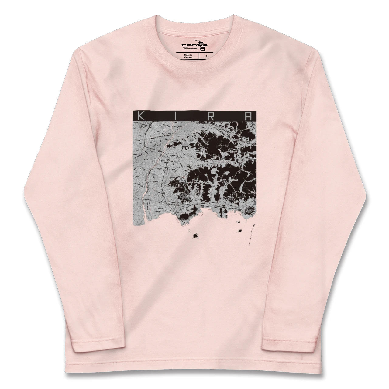 【吉良(愛知県)】地図柄ロングスリーブTシャツ